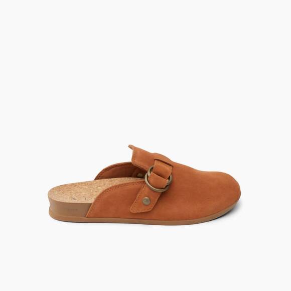 REEF Shoes - NEW REEF women's vista serenity slip on mule in cocoa suede